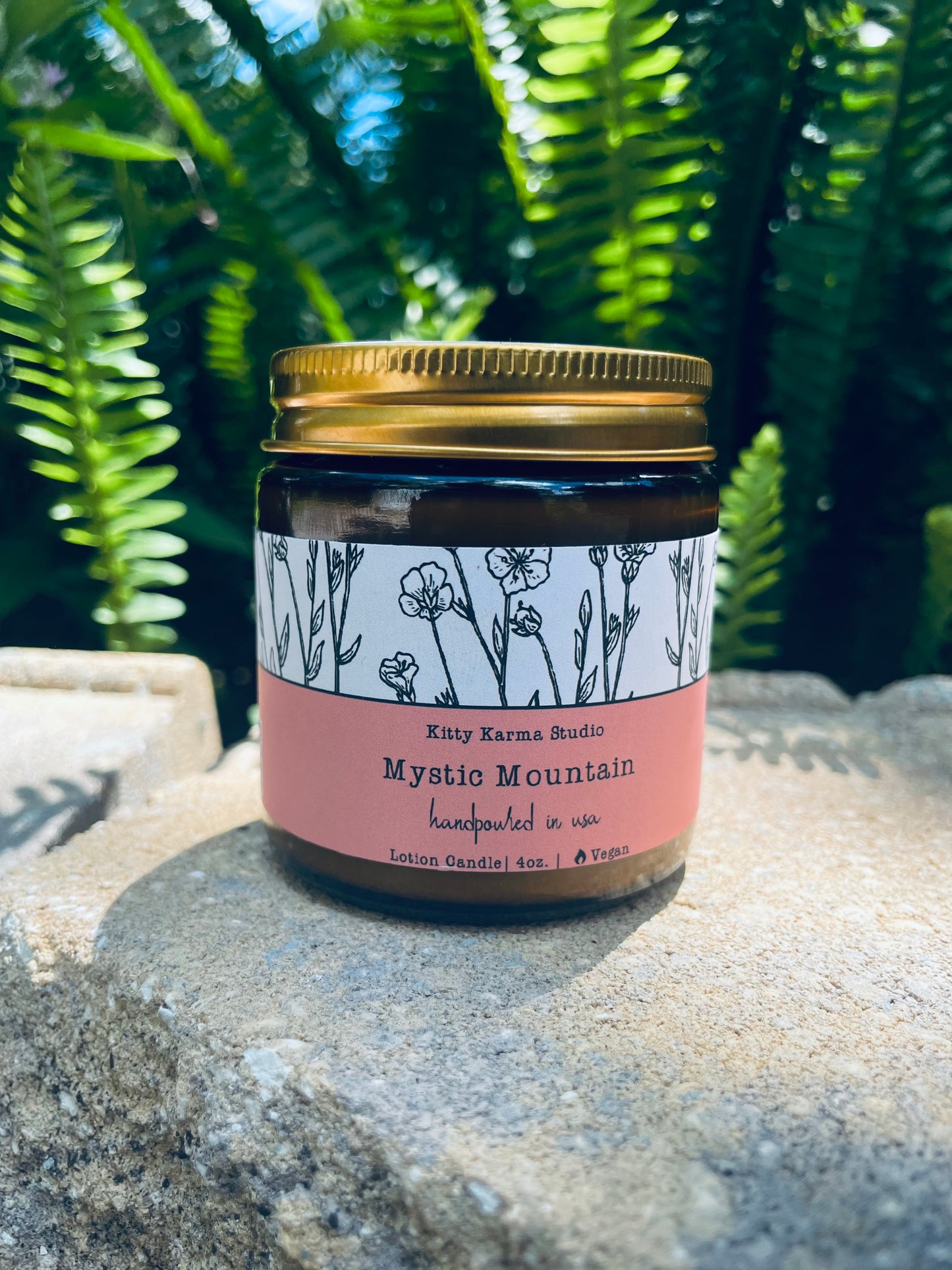 Mystic Mountain Therapeutic Massage oil Candles for Anxiety | Natural Skincare