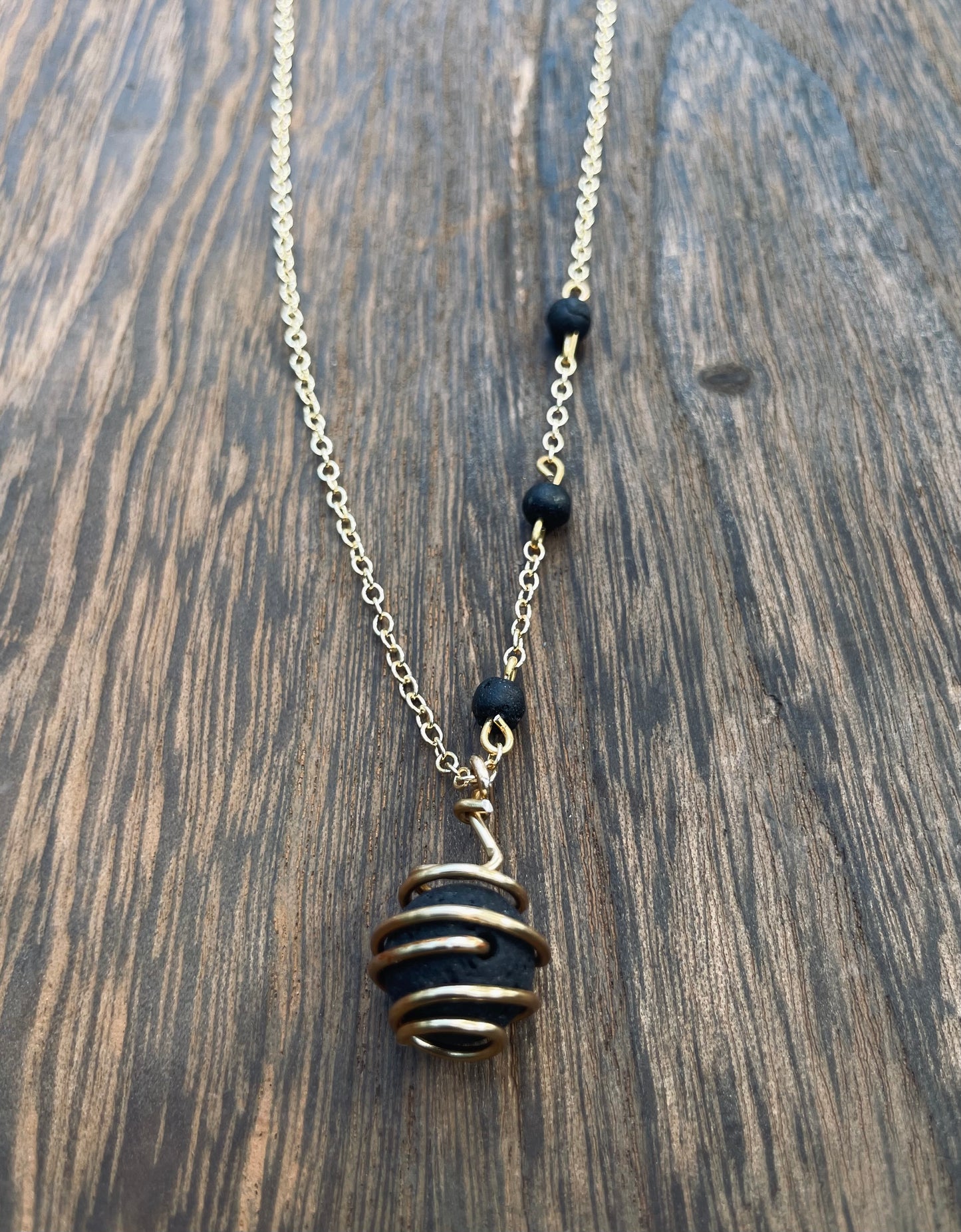 Aromatherapy Essential Oil Jewelry with Natural Lava Beads-Diffuser Necklace & Bracelet for Everyday Wellness