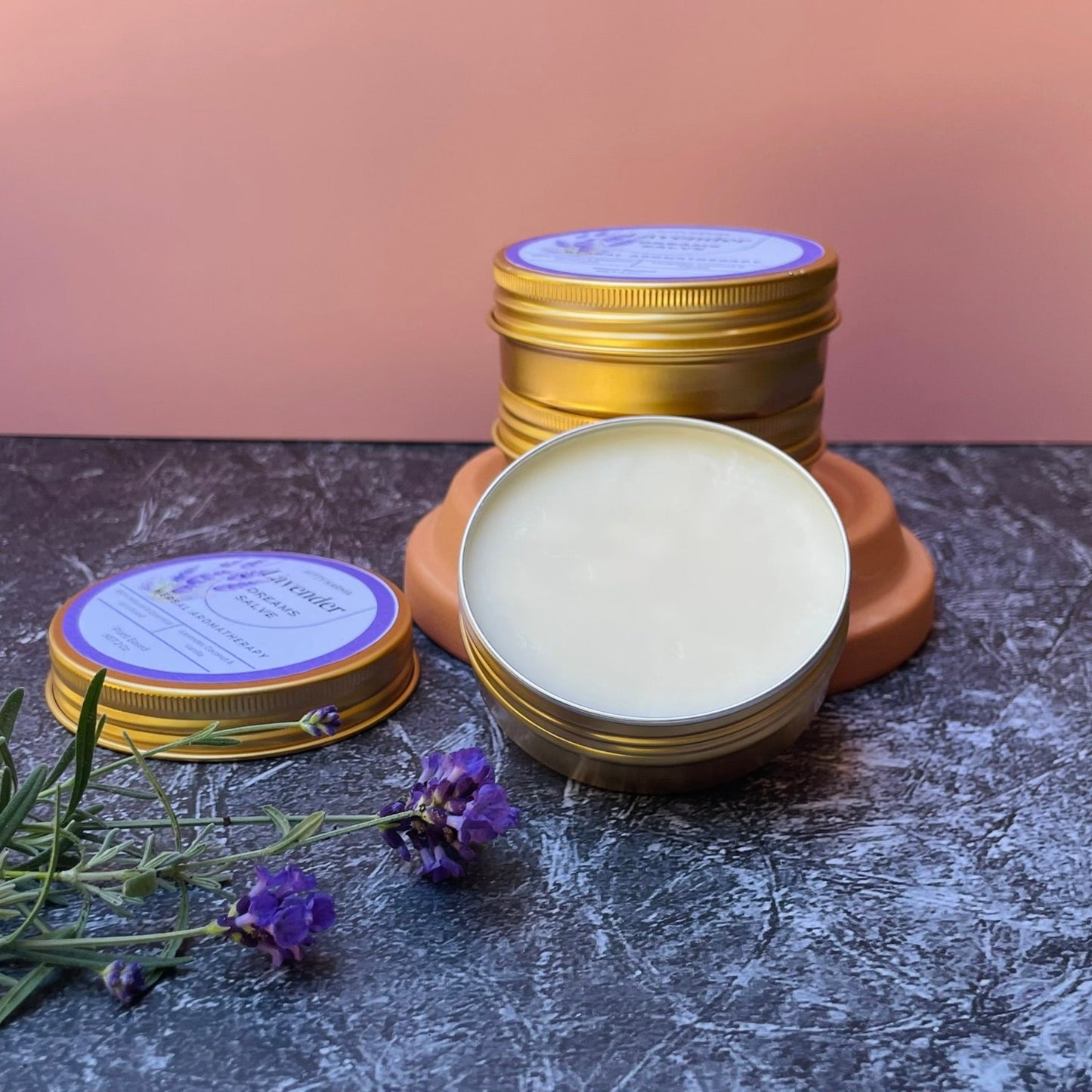 Handmade Lavender Herbal Salve for a Better Sleep and Better Skin