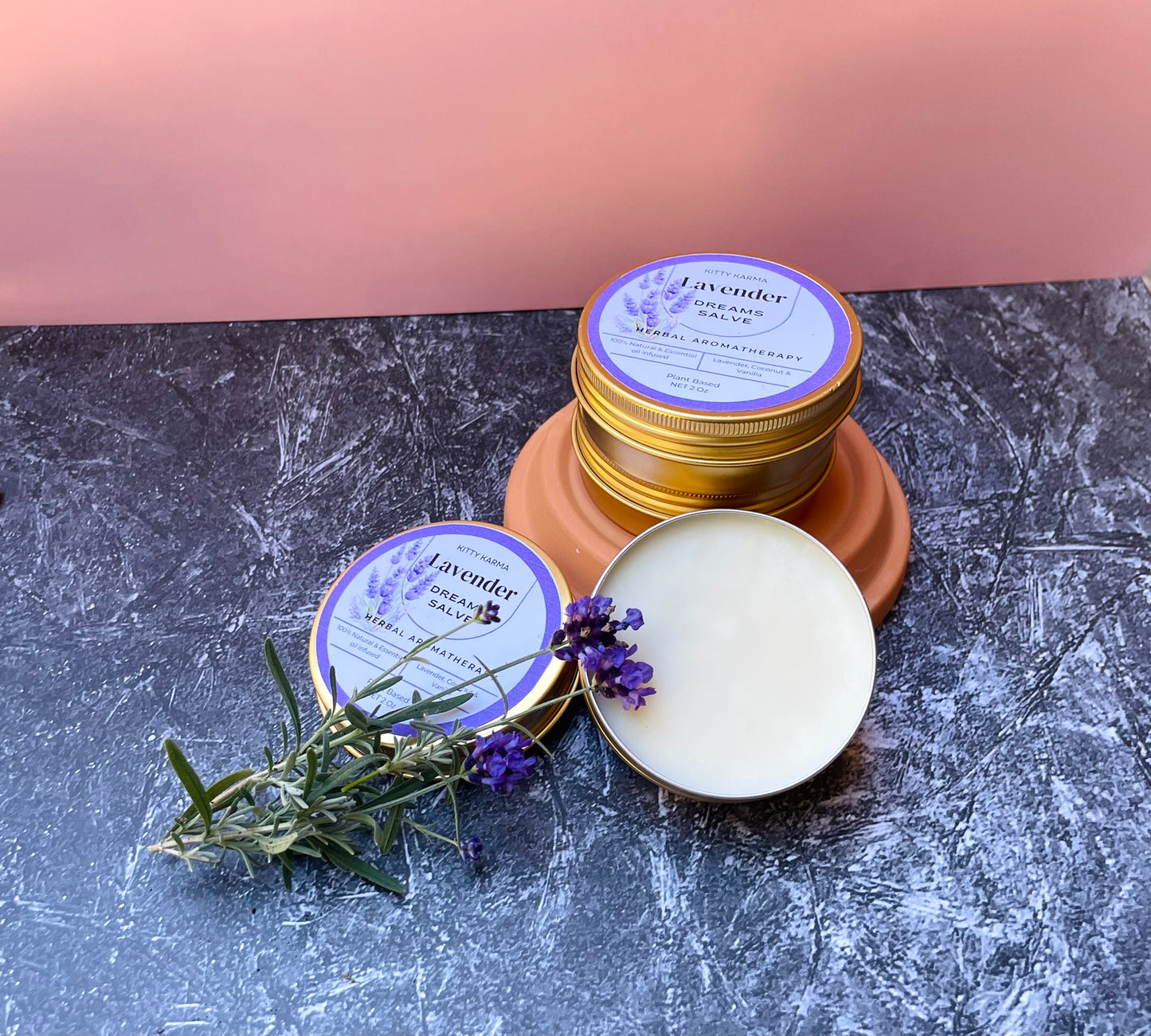 Handmade Lavender Herbal Salve for a Better Sleep and Better Skin