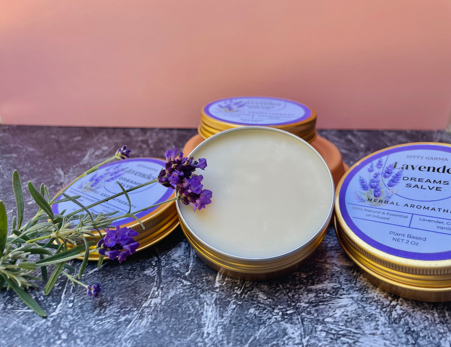 Handmade Lavender Herbal Salve for a Better Sleep and Better Skin