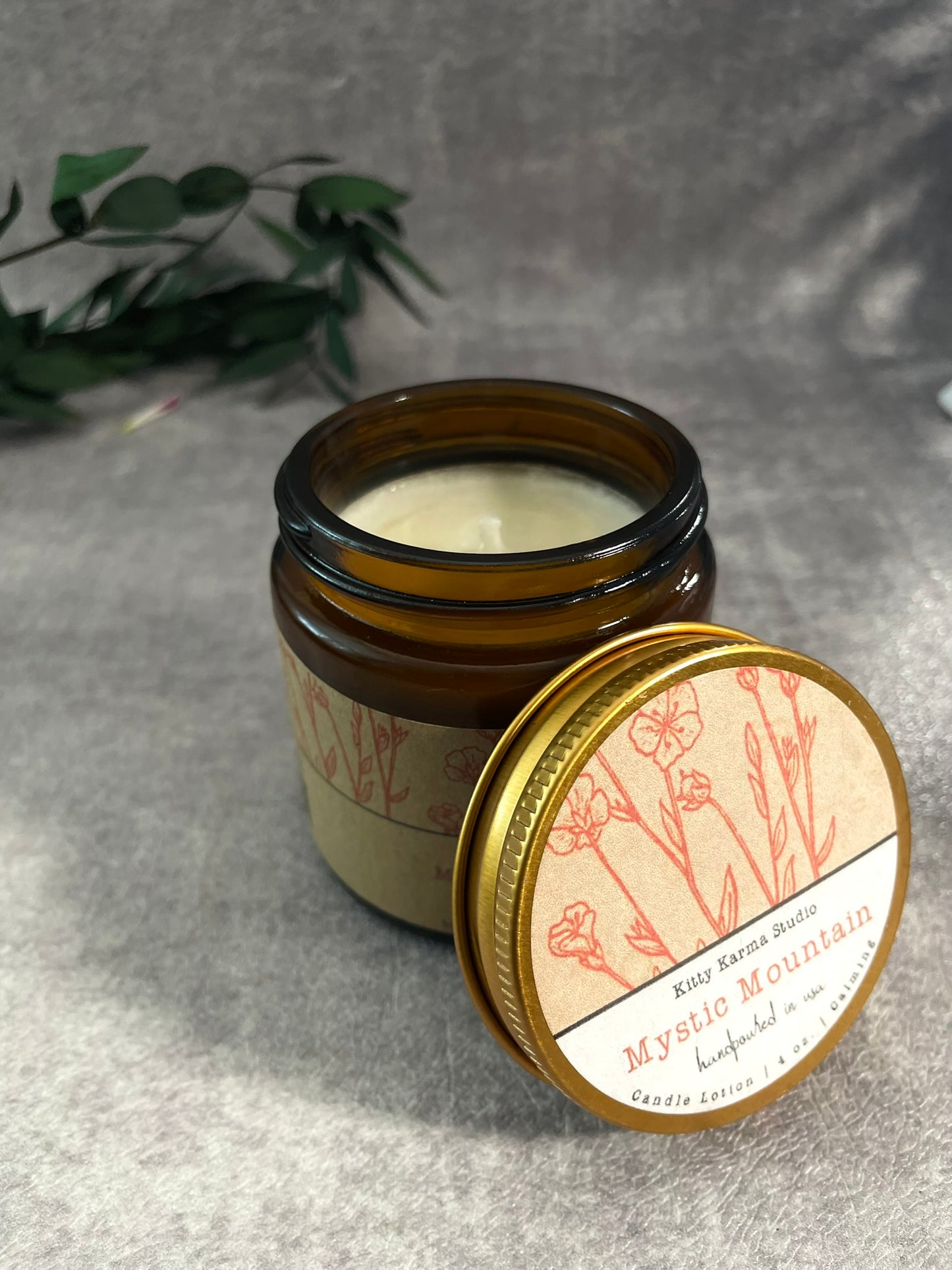 Mystic Mountain Therapeutic Massage oil Candles for Anxiety | Natural Skincare