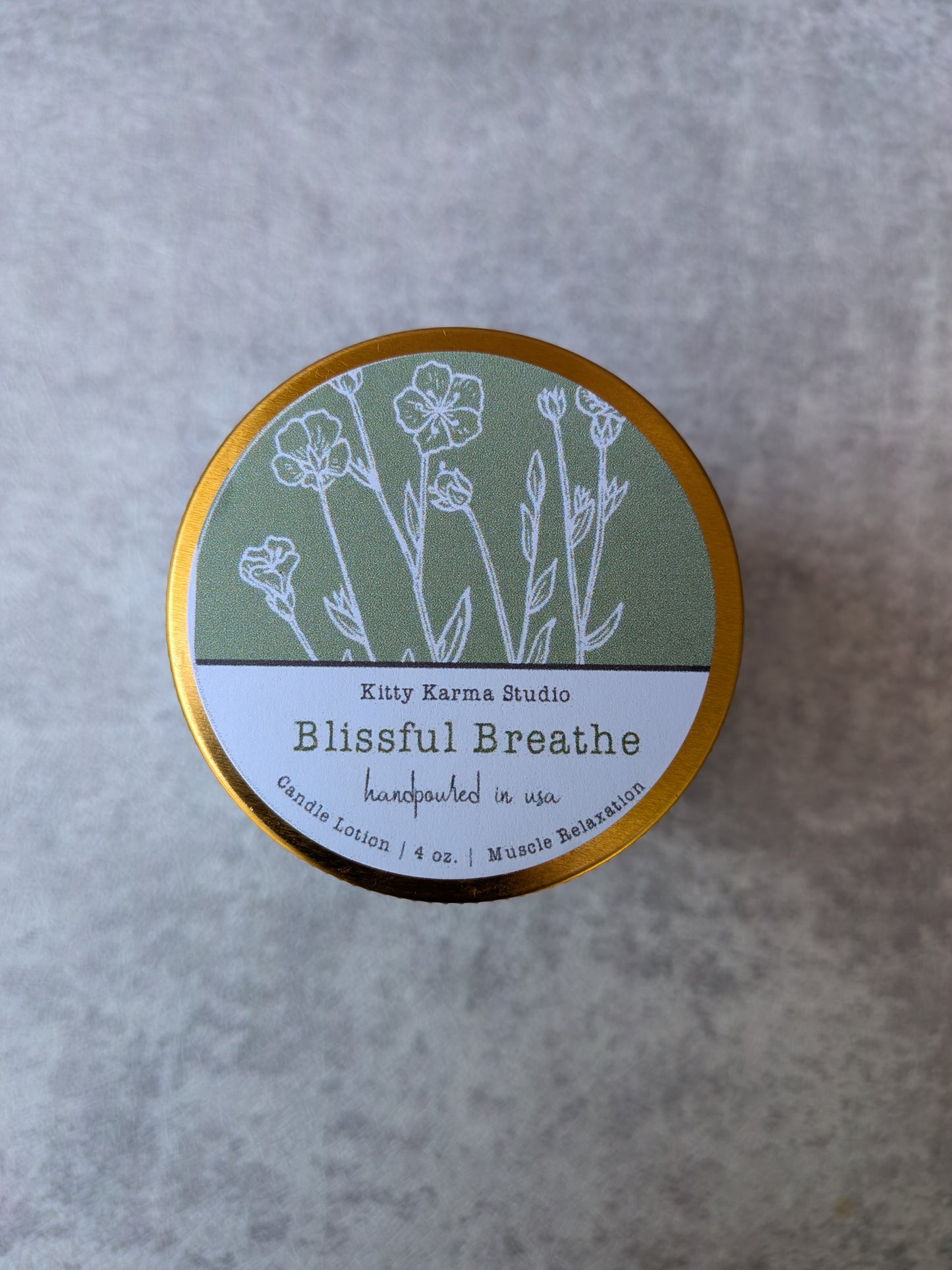 Blissful Breath | Therapeutic Massage oil Candles for Anxiety | Natural Skincare