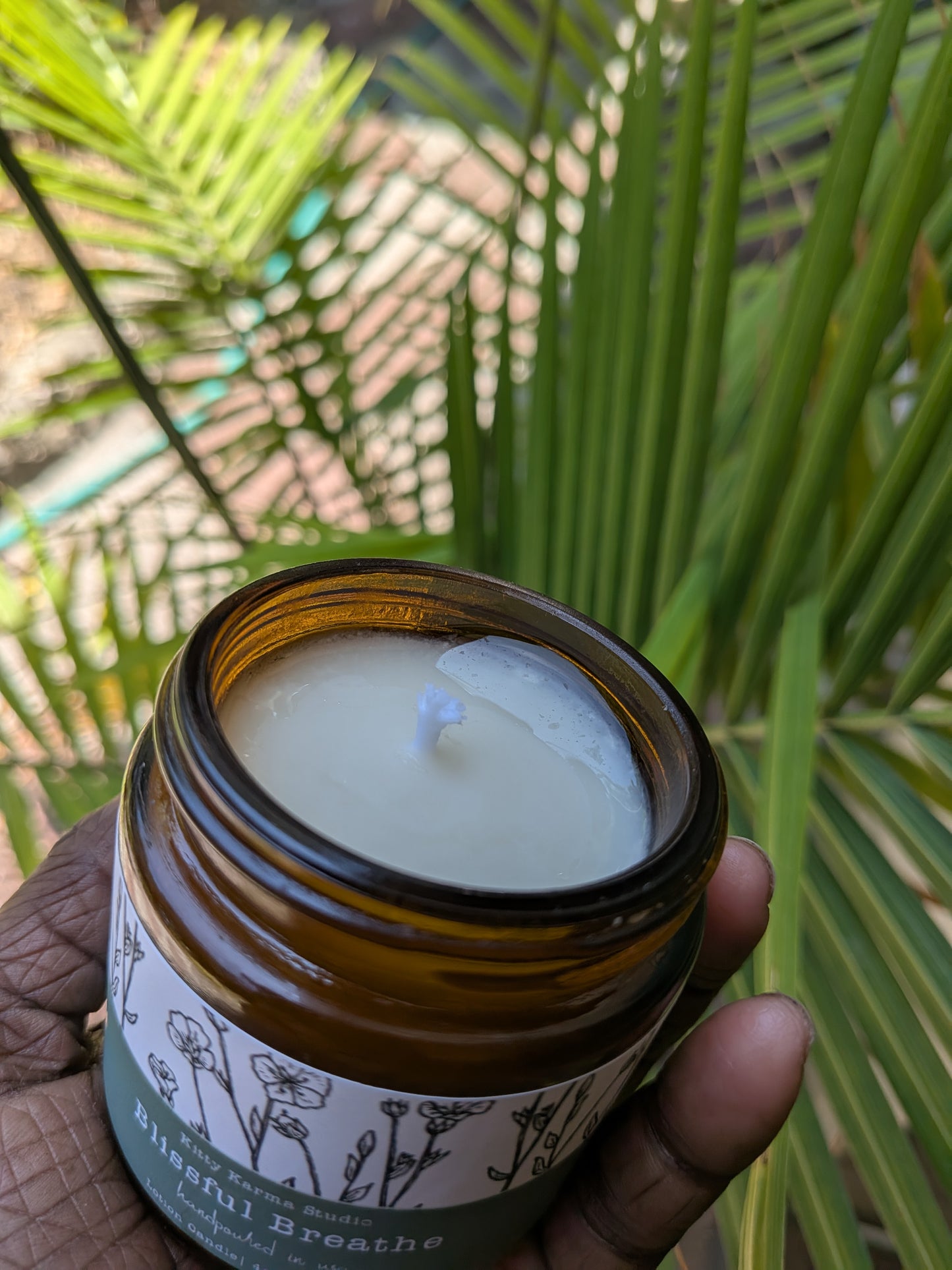 Blissful Breath | Therapeutic Massage oil Candles for Anxiety | Natural Skincare
