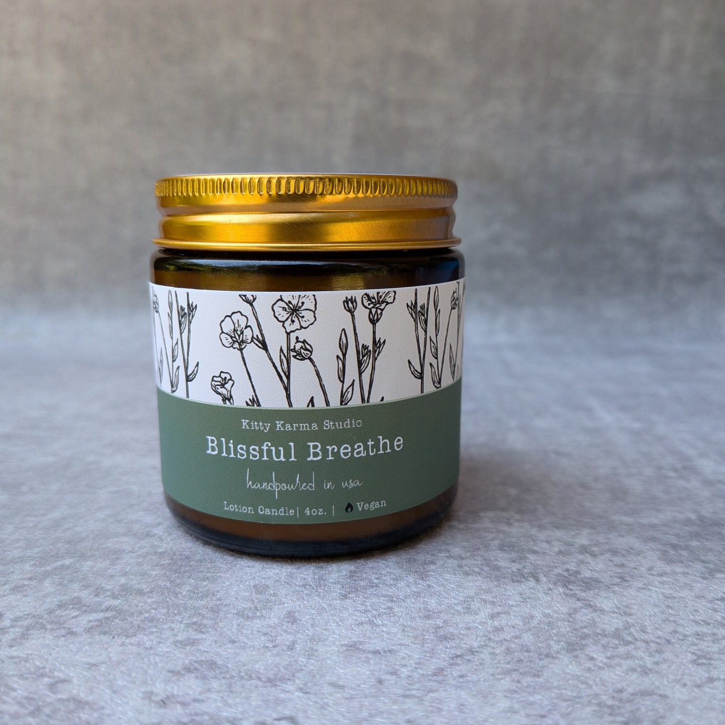 Blissful Breath | Therapeutic Massage oil Candles for Anxiety | Natural Skincare