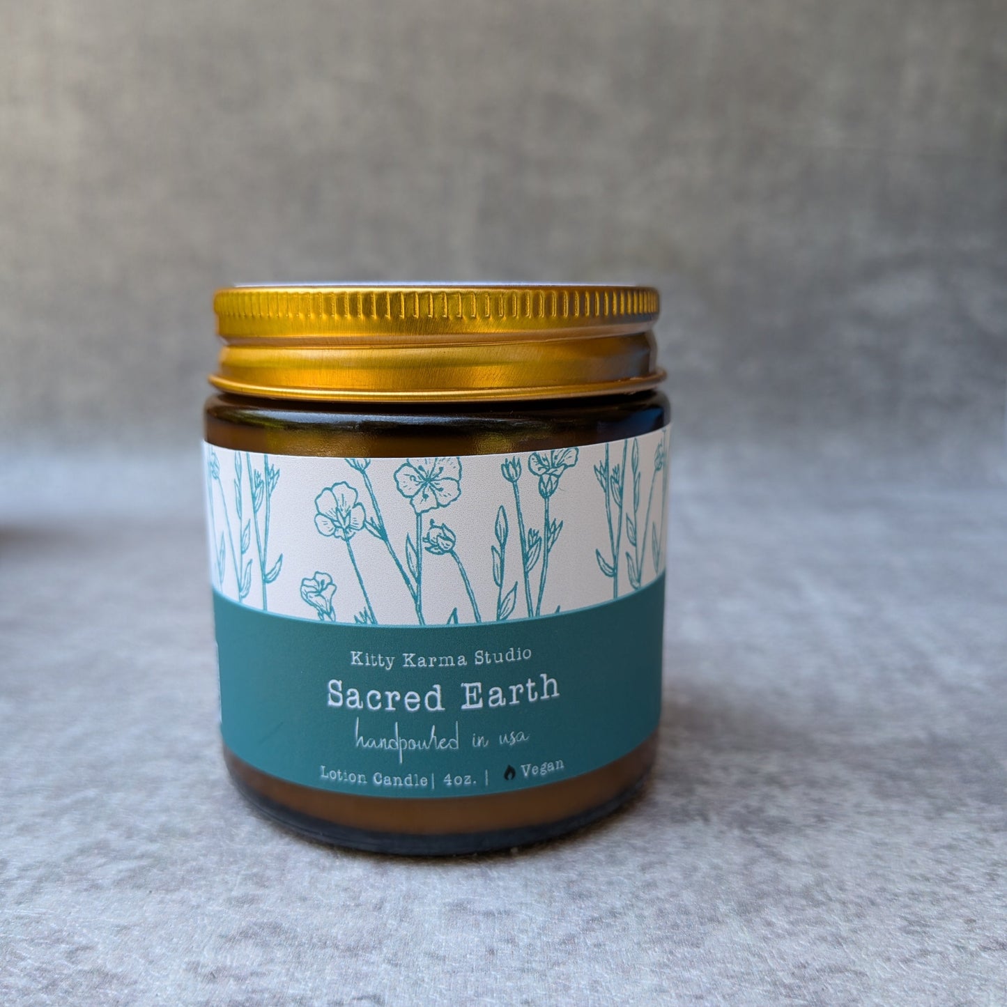 Sacred Earth Therapeutic Massage oil Candles for Anxiety | Natural Skincare