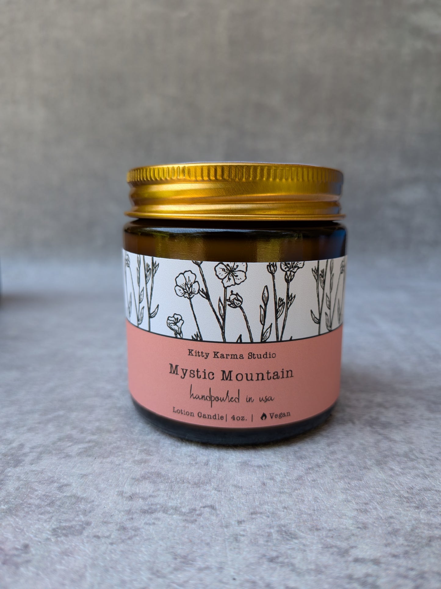 Mystic Mountain Therapeutic Massage oil Candles for Anxiety | Natural Skincare