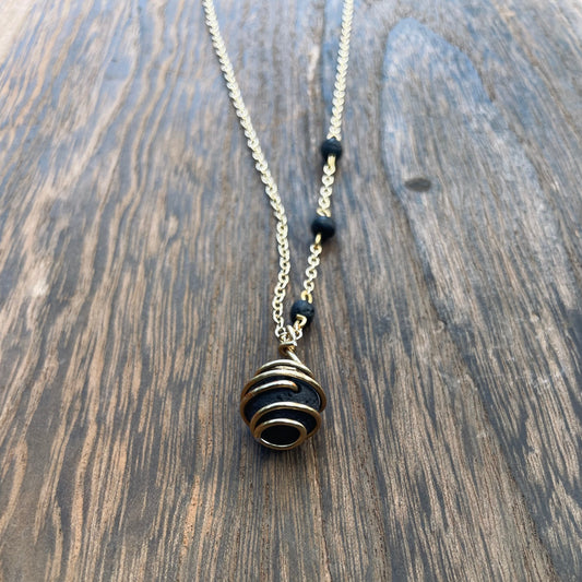 Aromatherapy Essential Oil Jewelry with Natural Lava Beads-Diffuser Necklace & Bracelet for Everyday Wellness