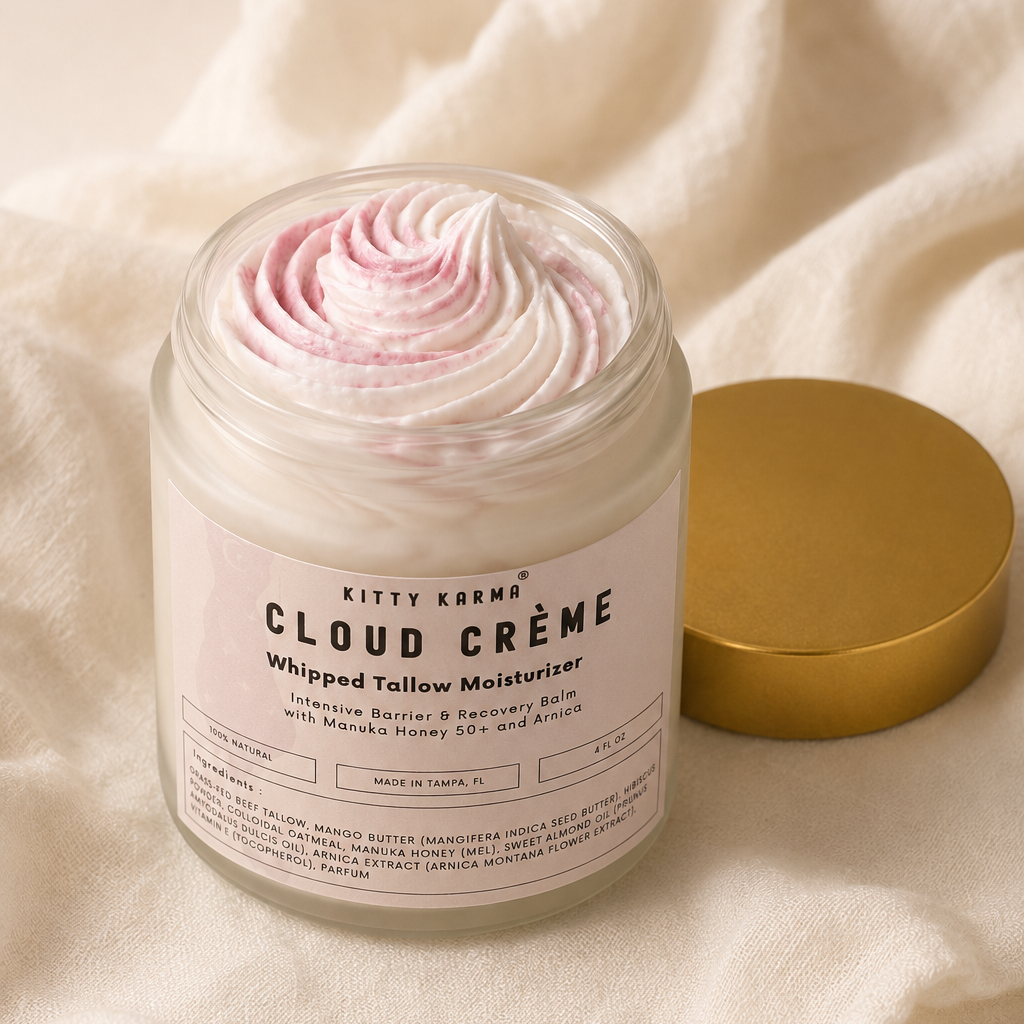 Kitty Karma Cloud Crème – Whipped Tallow Moisturizer with Manuka Honey & Arnica