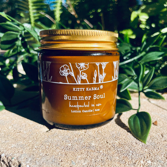 Summer Soul Therapeutic Massage oil Candles for Anxiety | Natural Skincare