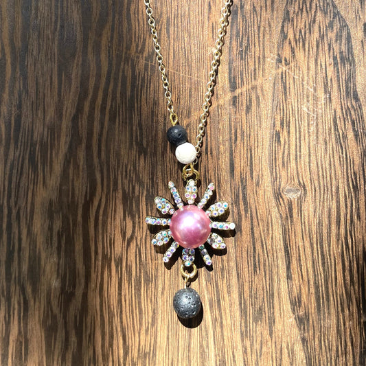 Aromatherapy Essential Oil Jewelry with Natural Lava Beads-Diffuser Necklace & Bracelet for Everyday Wellness