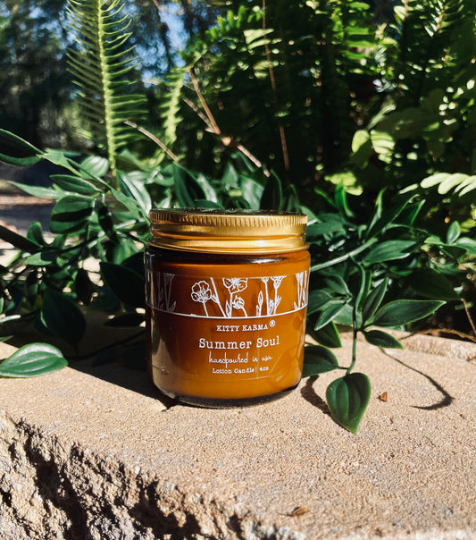 Summer Soul Therapeutic Massage oil Candles for Anxiety | Natural Skincare