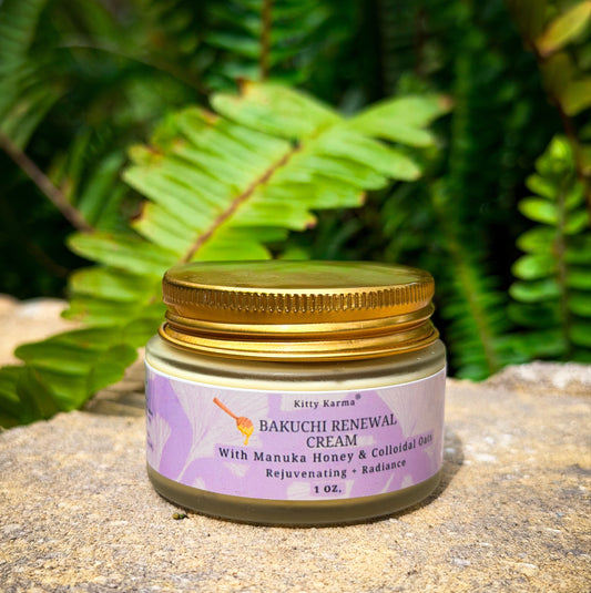 Bakuchi Renewal Cream with Manuka Honey and Colloidal Oats