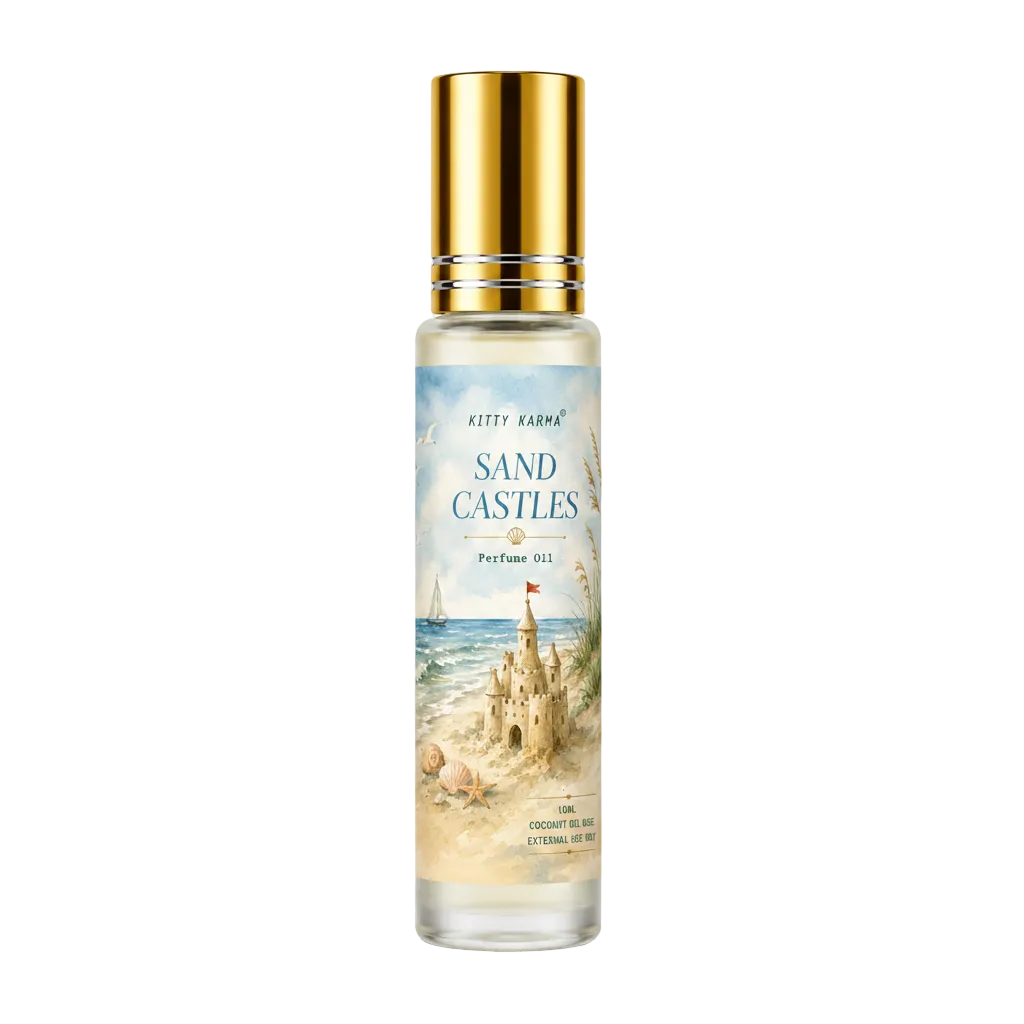Sand Castles Perfume Oil Roller |Pistachio & Vanilla | Kitty Karma
