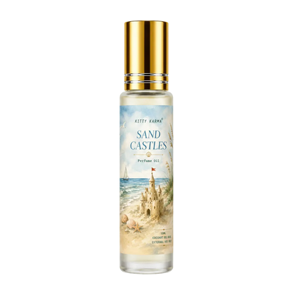 Sand Castles Perfume Oil Roller |Pistachio & Vanilla | Kitty Karma