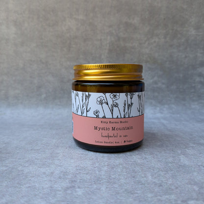 Mystic Mountain Therapeutic Massage oil Candles for Anxiety | Natural Skincare